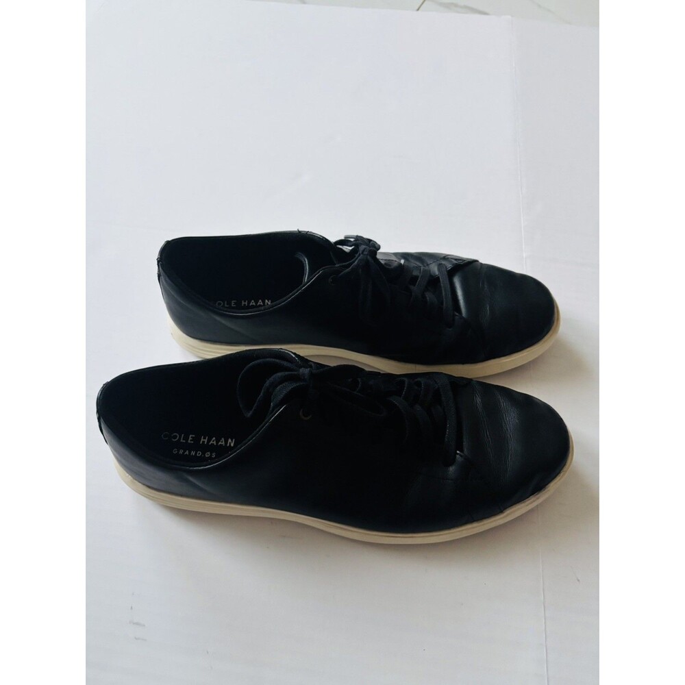 Cole Haan Grand Crosscourt II Black Leather Sneakers Men's Size 11 Medium